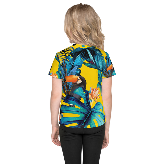 CRUISE Kids crew neck t-shirt Tropical