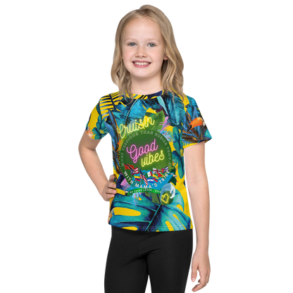 CRUISE Kids crew neck t-shirt Tropical