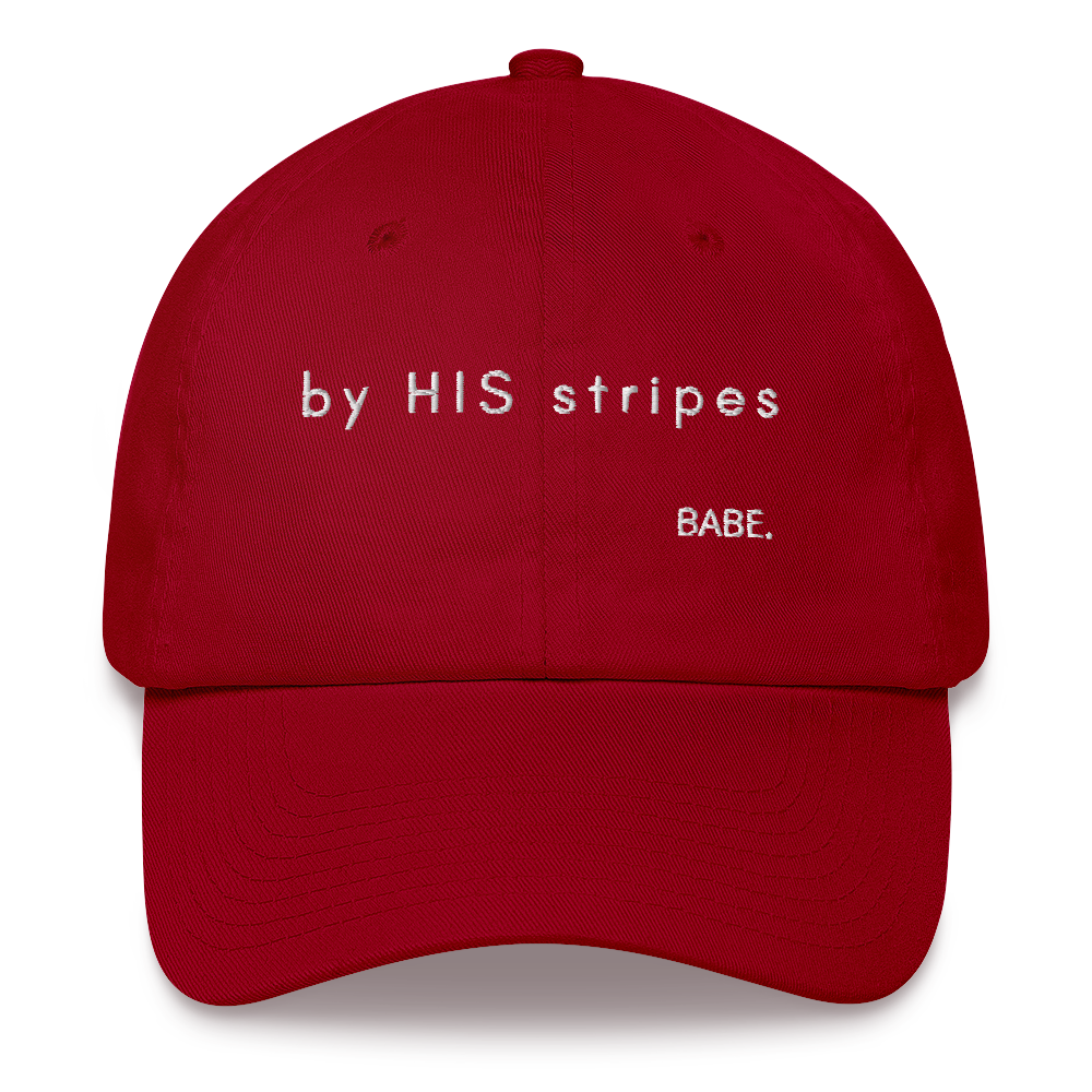 by HIS stripes BABE.